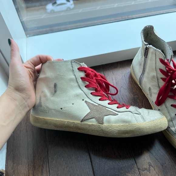 Golden Goose GGDB FRANCY high top authentic sneakers size 41 - Picture 4 of 5